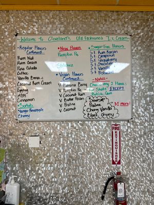   at Cleveland's Old Fashion Ice Cream in Miramar