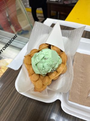   at Cleveland's Old Fashion Ice Cream in Miramar