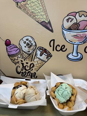   at Cleveland's Old Fashion Ice Cream in Miramar