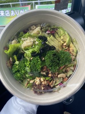 Take out salad  at OMG Kitchen in Hamamatsu