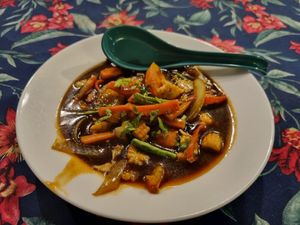 Phad Phrik at Tony's Corner in Langkawi