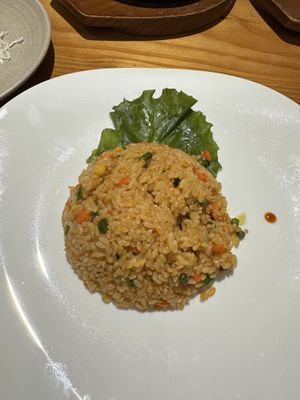 Vegan fried rice without side dishess  at Sulgodang in Busan