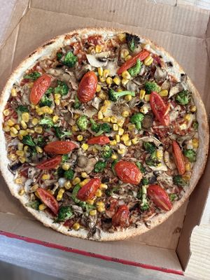 vegan pizza  at Domino's Pizza in Meissen