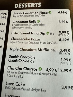 desserts  at Domino's Pizza in Meissen