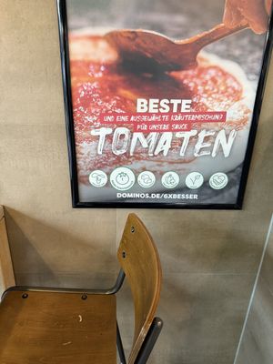 inside  at Domino's Pizza in Meissen