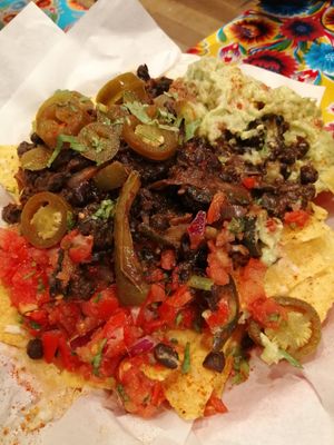 Vegan nachos at La Choza in Brighton