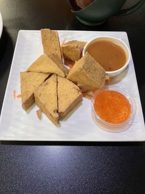 Fried tofu  at Chabaar in Midvale