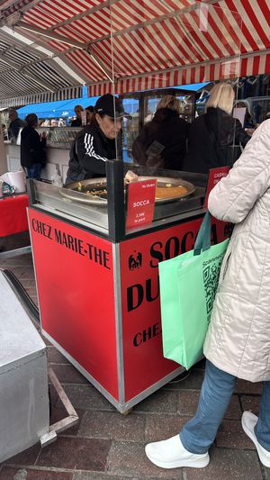   at Socca Du Cours    in Nice