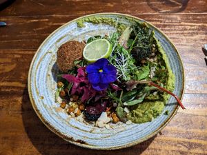 Moroccan Salad (vegan) at The Kitchen in Omagh