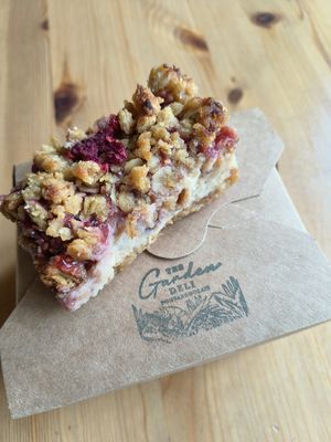 The cheesecake at The Garden Deli Pontarddulais in Swansea