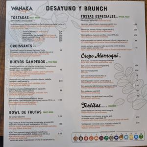 Menu untill 13.30 at Wanaka in Tarifa