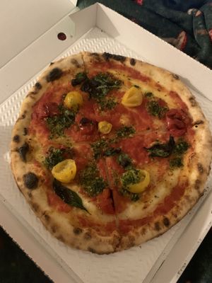 GF VE Mariana   at Pizza Pilgrims in Cambridge