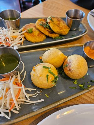 Get the tandoori mushrooms! at Cidsin Bistro in Pitlochry