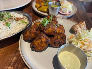 Tandoori grilled soy at Cidsin Bistro in Pitlochry