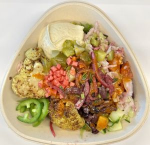 Cauliflower salad bowl  at NAYA - Brookfield Place in New York City