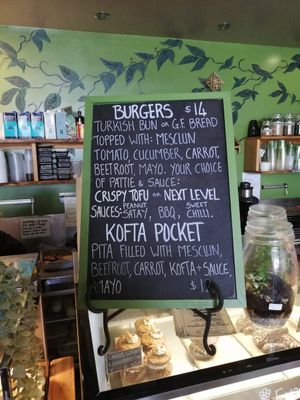 Vegan Options (from the kitchen) 2021 at Giri Kana Cafe in Southport