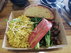 Tofu Deluxe ($16) at Giri Kana Cafe in Southport