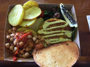 Breakfast box  at Giri Kana Cafe in Southport