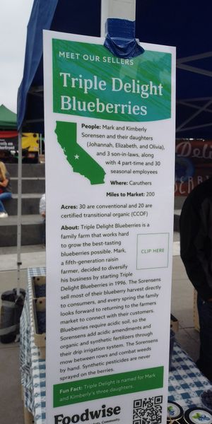  at Ferry Plaza Farmers Market in San Francisco