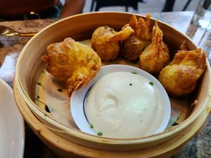 Cuban Corn Wontons at Minty Z Midtown  in Miami