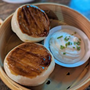 Classic bao buns at Minty Z Midtown  in Miami