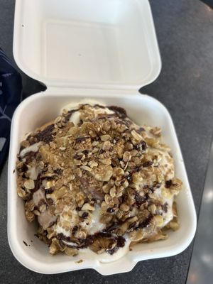 Maple crunch  at Cinnaholic  in Baltimore