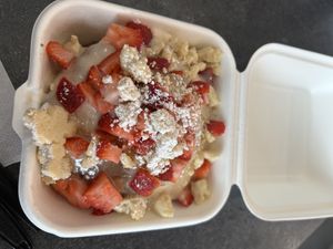 Strawberry shortbread  at Cinnaholic  in Baltimore