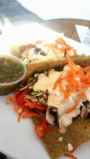 Tacos at 118 Degrees Community Cafe in Anaheim