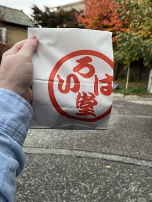 Cute takeaway bag   at Irohado   in Obuse