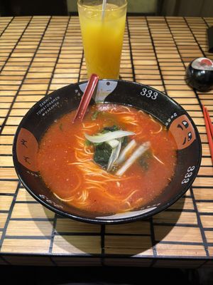   at Ganso Tomato Raumen Sanmi - Hakataekihigashi Shop in Fukuoka