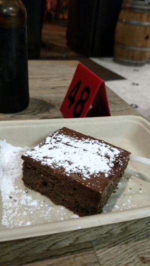 Triple Chocolate Brownie at Healthy Junk in Anaheim