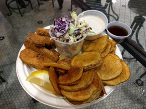fish and chips at Healthy Junk in Anaheim
