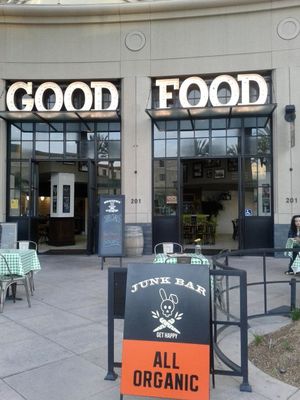 good food indeed! Entranceway at Healthy Junk in Anaheim