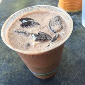chocolate Oreo shake at Healthy Junk in Anaheim