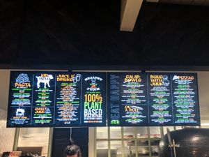 Menu at Healthy Junk in Anaheim