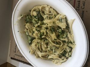 Fettuccine Alfredo  at Healthy Junk in Anaheim