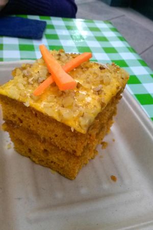 Bunny love cake at Healthy Junk in Anaheim