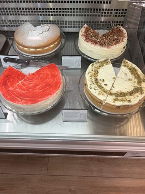 Lovely vegan cakes.  at Hunglish Cafe & Refill Store in Brighton