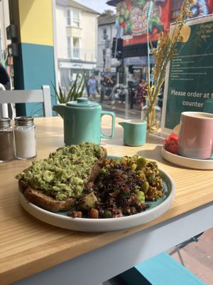 Fabulous food & people watching options!   at Hunglish Cafe & Refill Store in Brighton