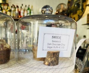 Vegan muffin (I didn‘t try)  at Manouche  in Valletta