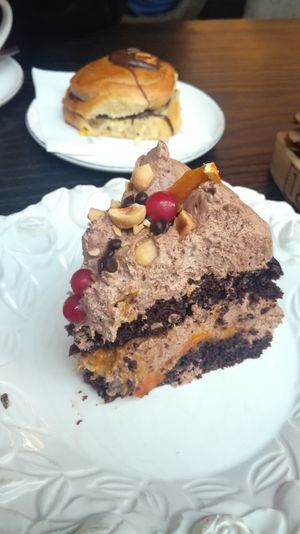 Sofficissima vegana al cioccolato e arancia at Nonno Andrea in Villorba