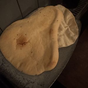 Plain Naan and papadam  at The Bird In Hand in Swansea