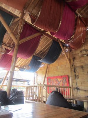 upstairs at Sharaswhaty in Ubud