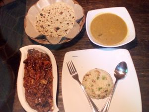 Sharaswhaty vegan selection - lovely, fresh flavours at Sharaswhaty in Ubud