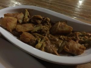 Aloo Gobi was great as usual!!! at Sharaswhaty in Ubud