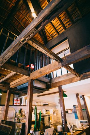 We renovated a 100 year old house in Nakazakicho, Osaka into a NY style pizza shop. at Hughes Pizza ヒューズ ピザ in Osaka