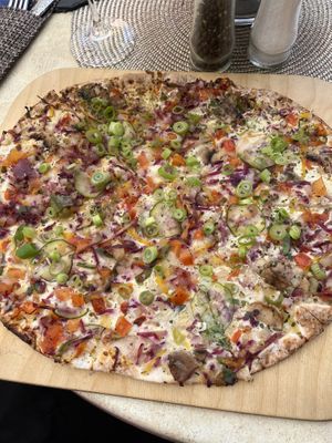 Vegan flammkuchen  at Café Bistro Mendel in Bernkastel-kues