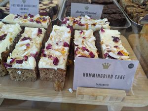 Hummingbird cake at Harbour Coffee Co in Folkestone