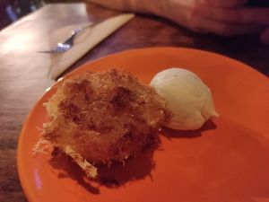 Massa filo and cheese desert at VÜMO in Porto