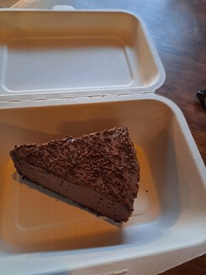Chocolate torte to take away at VÜMO in Porto